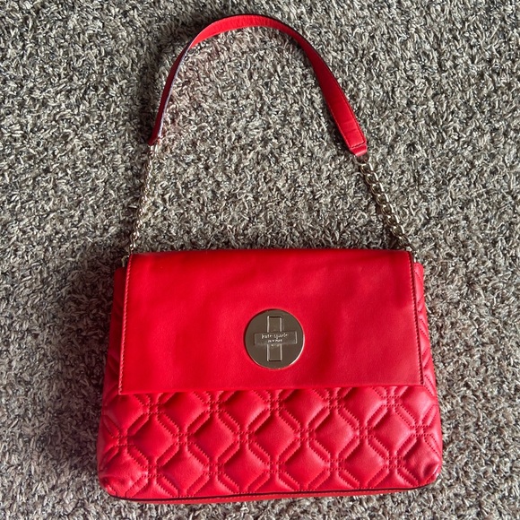 kate spade Handbags - Kate Spade Cherry Red Shoulder Bag